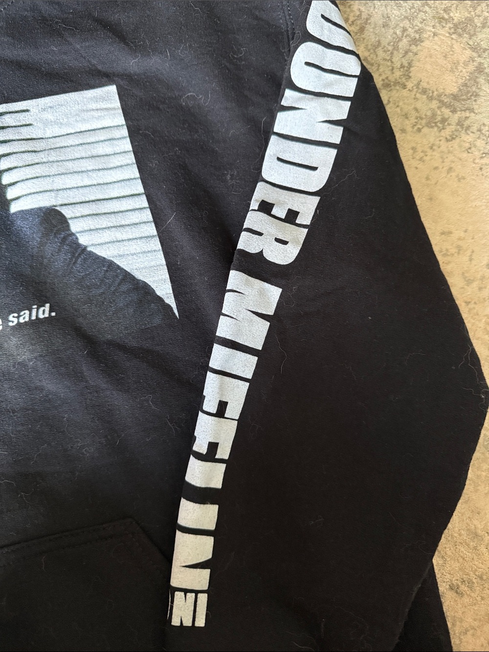 The Office "That's What She Said" Black Hoodie, Size M - Picture 4 of 4